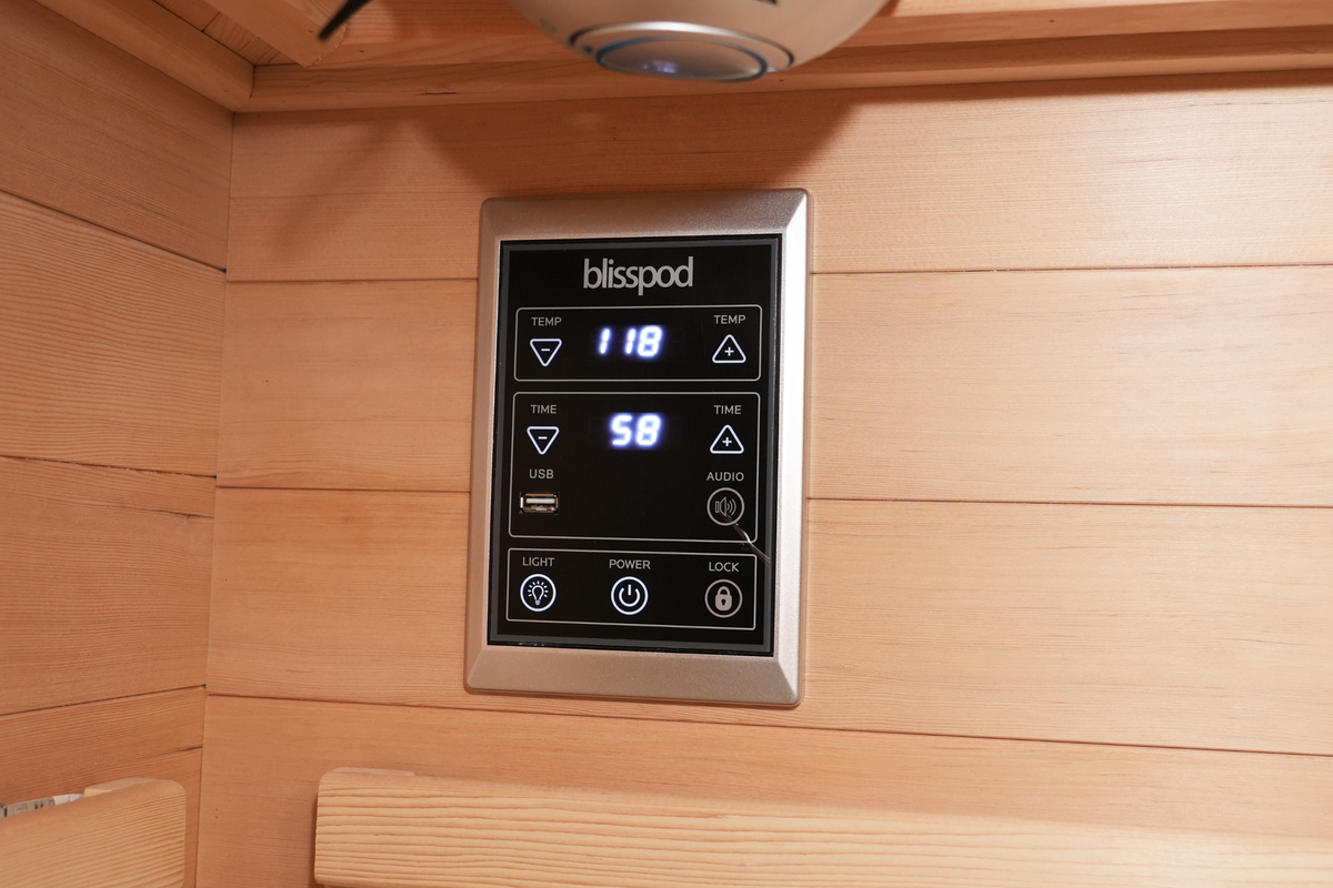 Blisspod Vienna RED Full Spectrum Corner Infrared Sauna (4-5 Person)