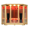 Blisspod Vienna RED Full Spectrum Corner Infrared Sauna (4-5 Person)