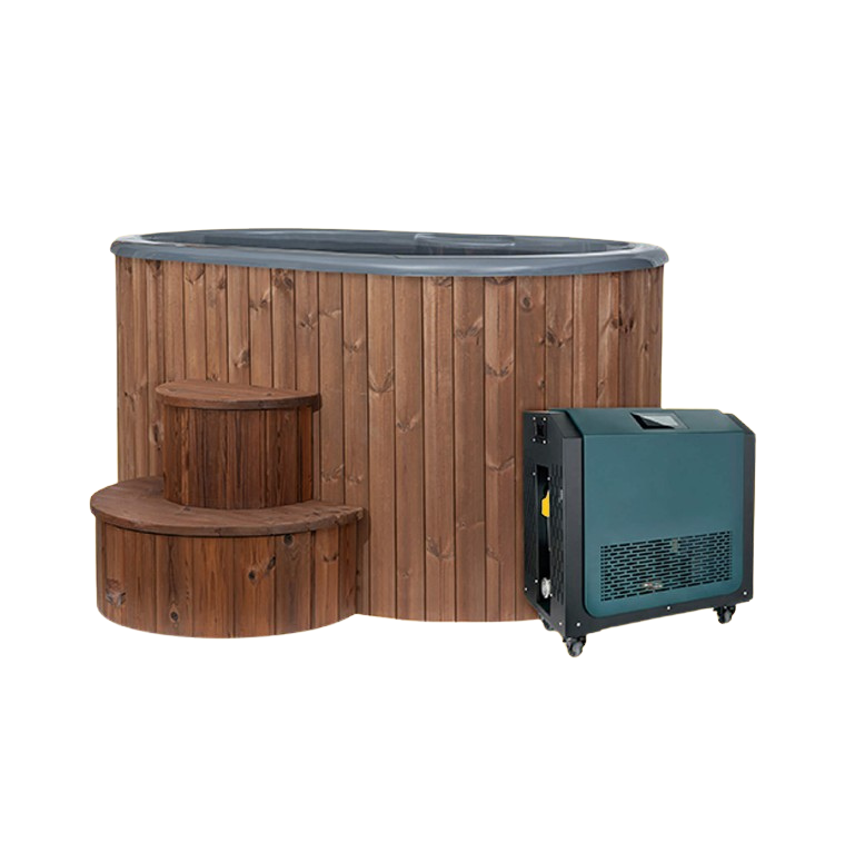 SaunaLife 2-Person Immersion Tub with Chiller & Heater
