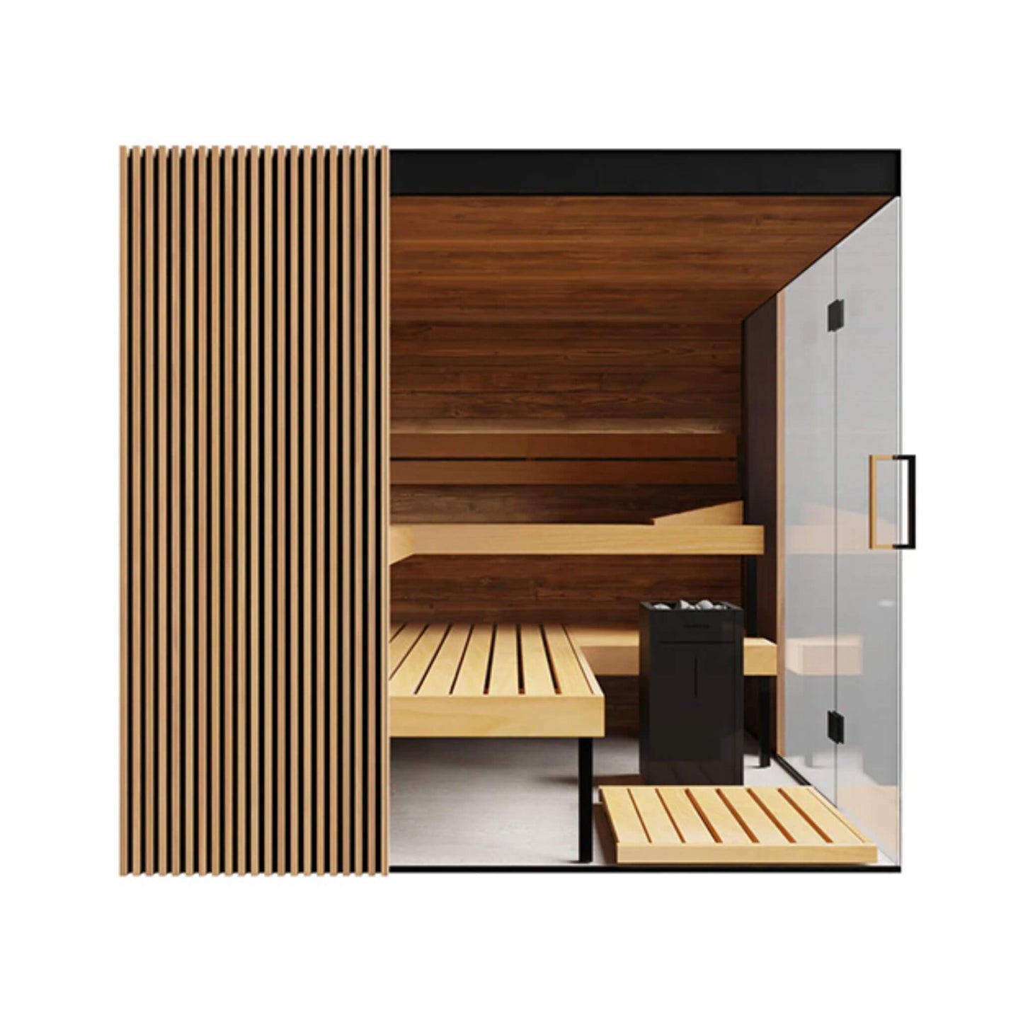 ThermaSol Aalto 4-Person Indoor Panoramic Sauna