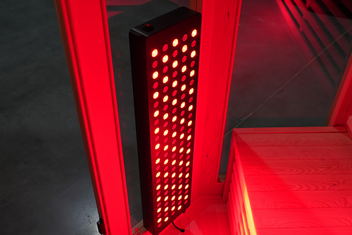 Blisspod Vienna RED Full Spectrum Corner Infrared Sauna (4-5 Person)