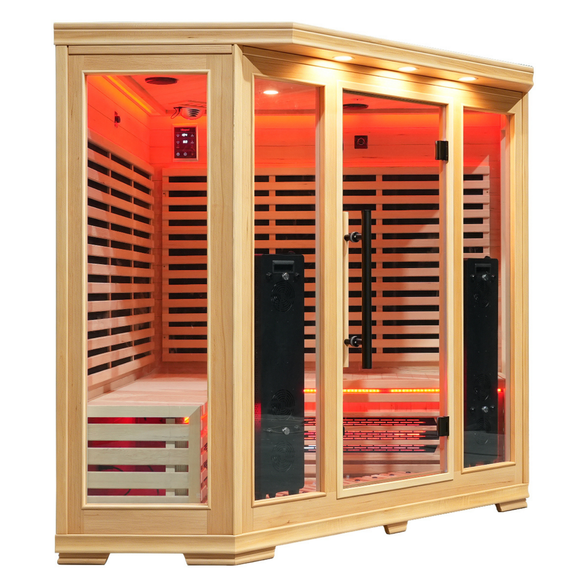 Blisspod Vienna RED Full Spectrum Corner Infrared Sauna (4-5 Person)