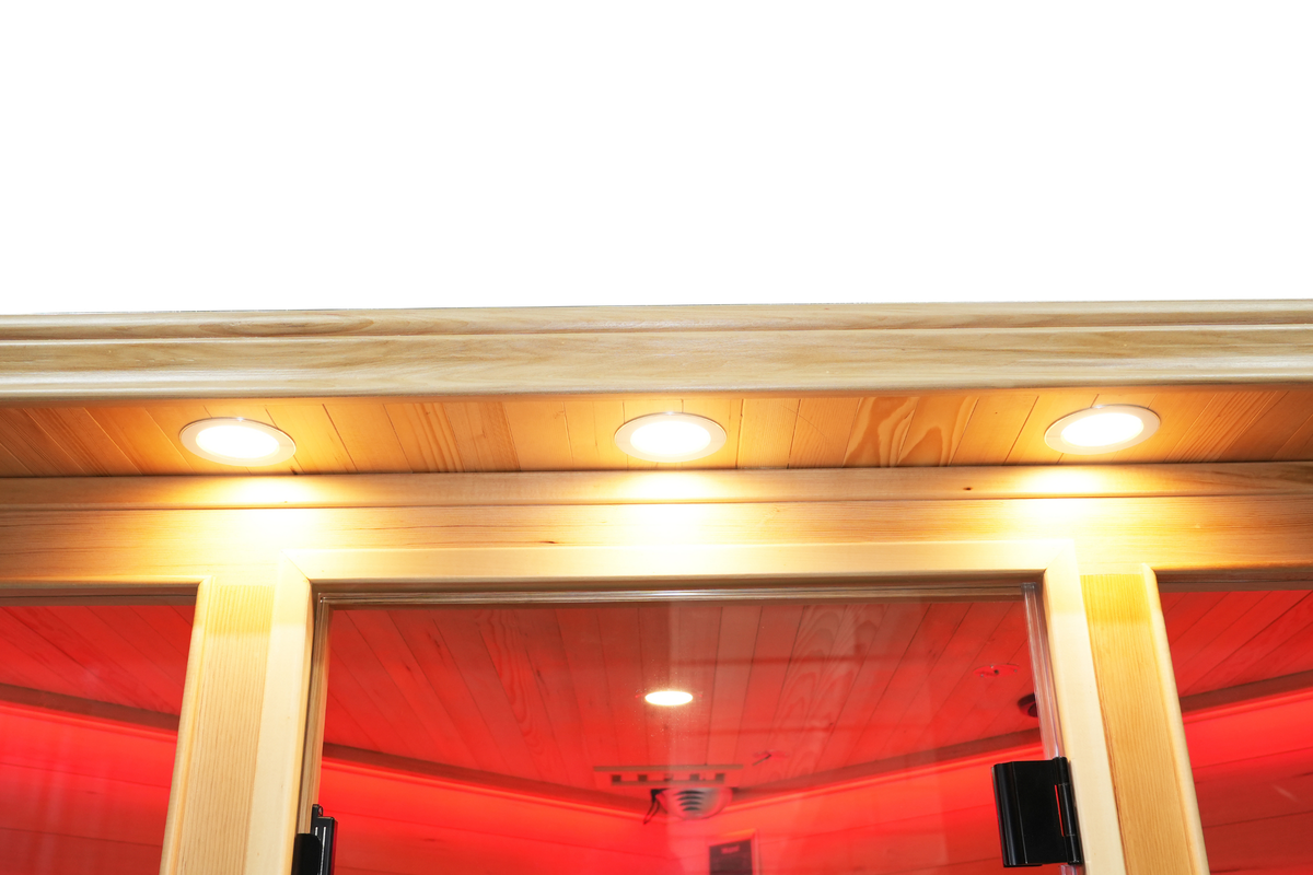 Blisspod Vienna RED Full Spectrum Corner Infrared Sauna (4-5 Person)