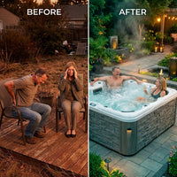 Arcadia Luxury 8-Foot Hot Tub — Before & After