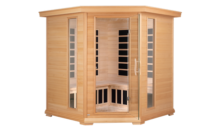 Blisspod Vienna Series 4-to-5 Person Corner Far Infrared Sauna