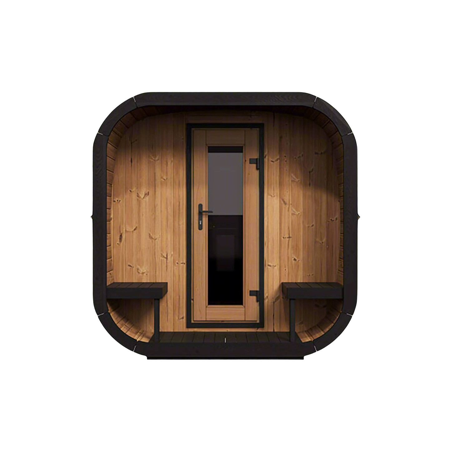 SaunaLife Cube-Series Outdoor 8-Person Home Sauna Kit
