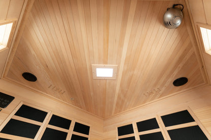 Blisspod Vienna Series 4-to-5 Person Corner Far Infrared Sauna