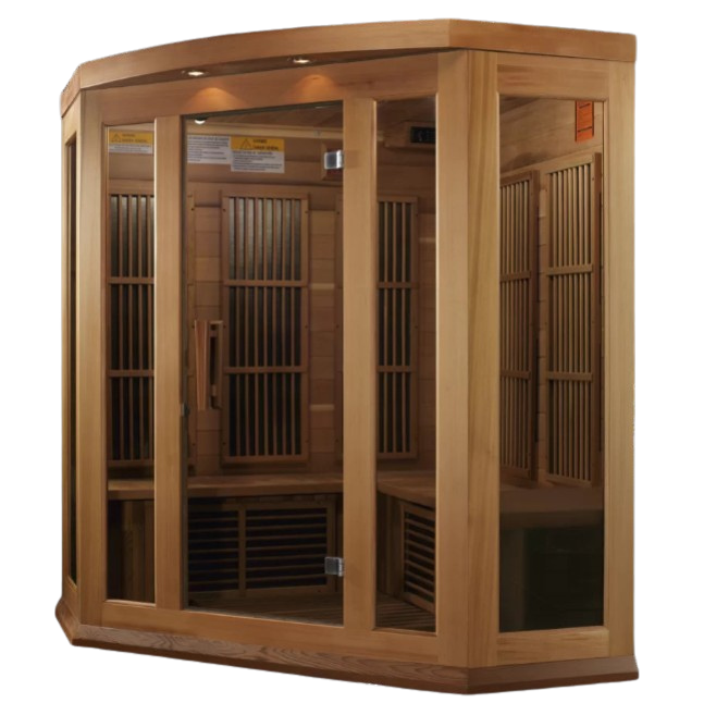 3 - Person FAR Infrared Sauna in Cedar