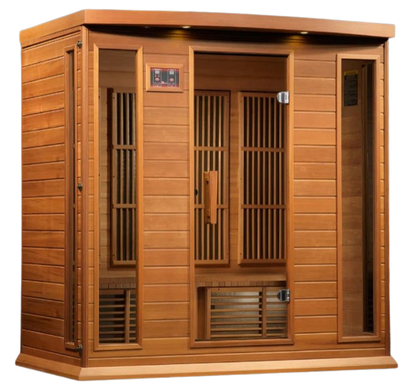 Dynamic Saunas 4-Person Indoor Cedar Infrared Sauna