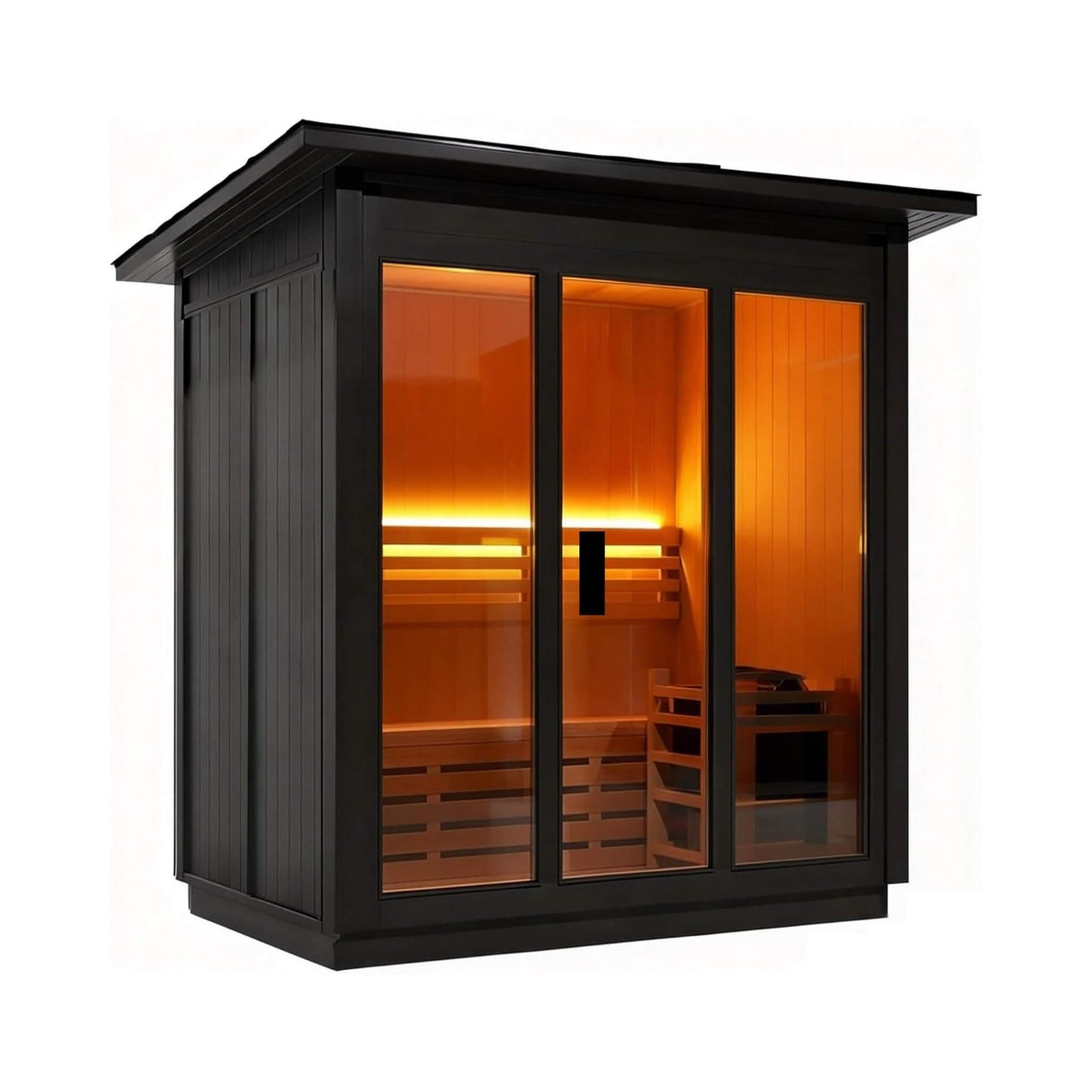 Custom 4-Person Outdoor Cedar Steam Sauna