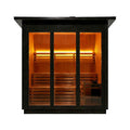 Custom 6-Person Outdoor Cedar Steam Sauna
