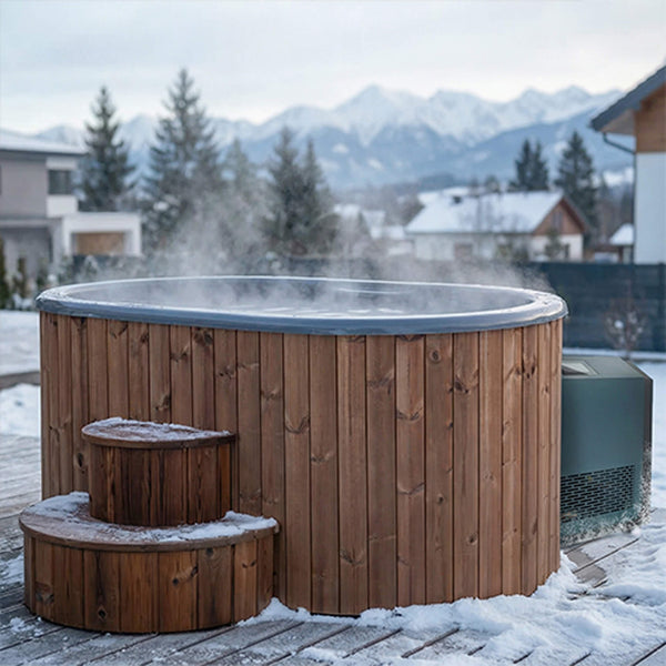 SaunaLife 2-Person Immersion Tub with Chiller & Heater
