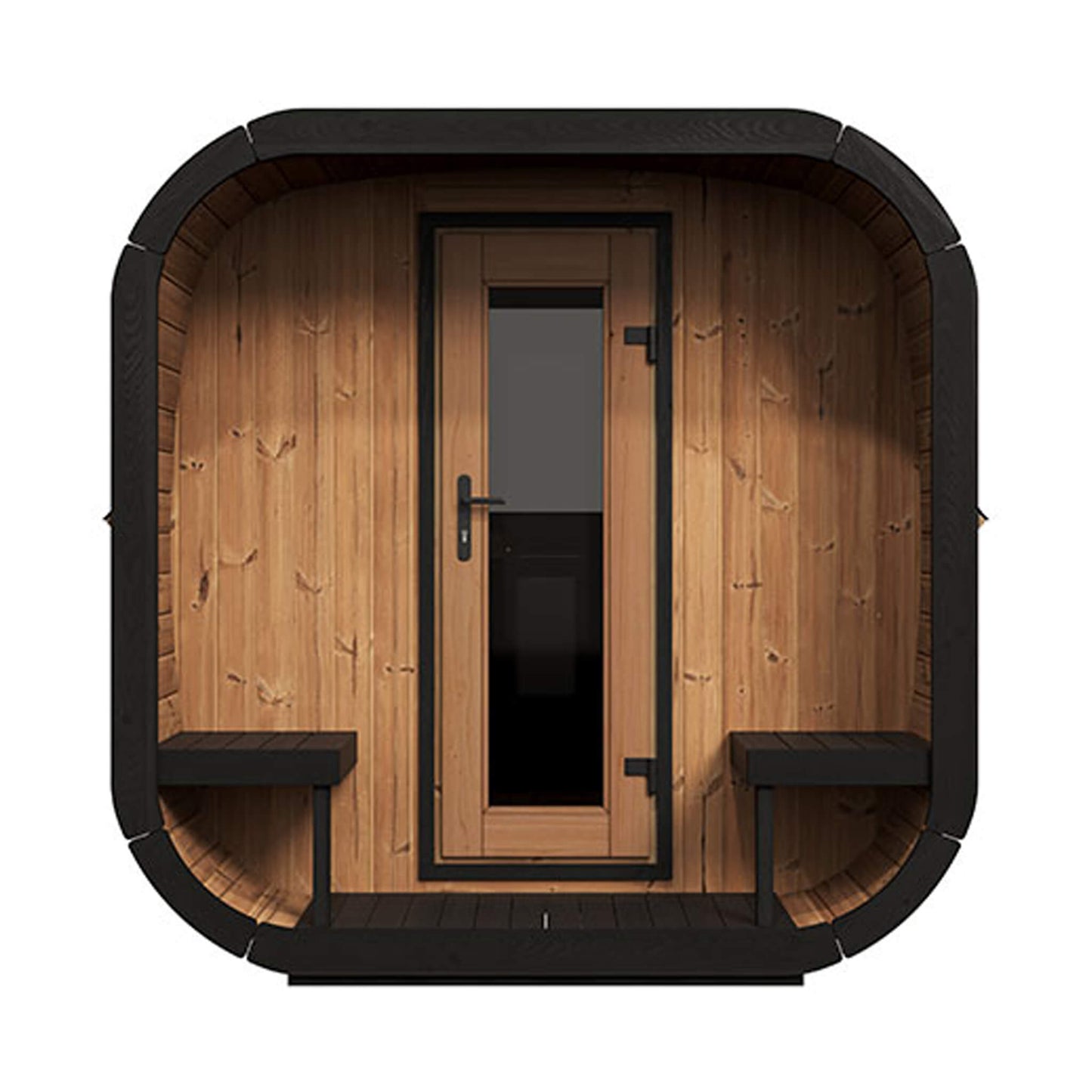 SaunaLife Cube-Series Outdoor 8-Person Home Sauna Kit
