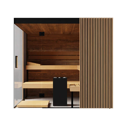 ThermaSol Aalto 4-Person Indoor Panoramic Sauna