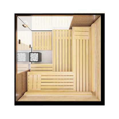 ThermaSol Aalto 4-Person Indoor Panoramic Sauna