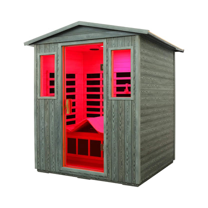 Thermora Nivea 3-Person Carbonized Infrared Sauna