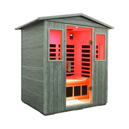 Thermora Nivea 3-Person Carbonized Infrared Sauna
